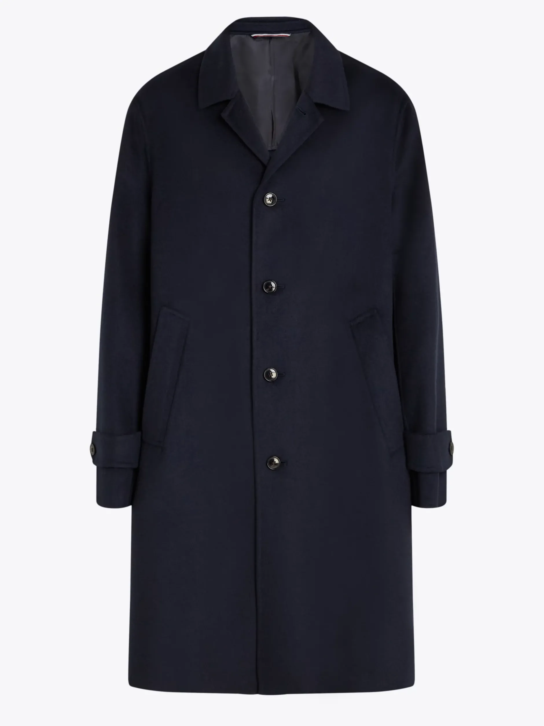 Kurtki & Płaszcze*Tommy Hilfiger Prochowiec Smart Casual O Wydłużonym Kroju DESERT SKY