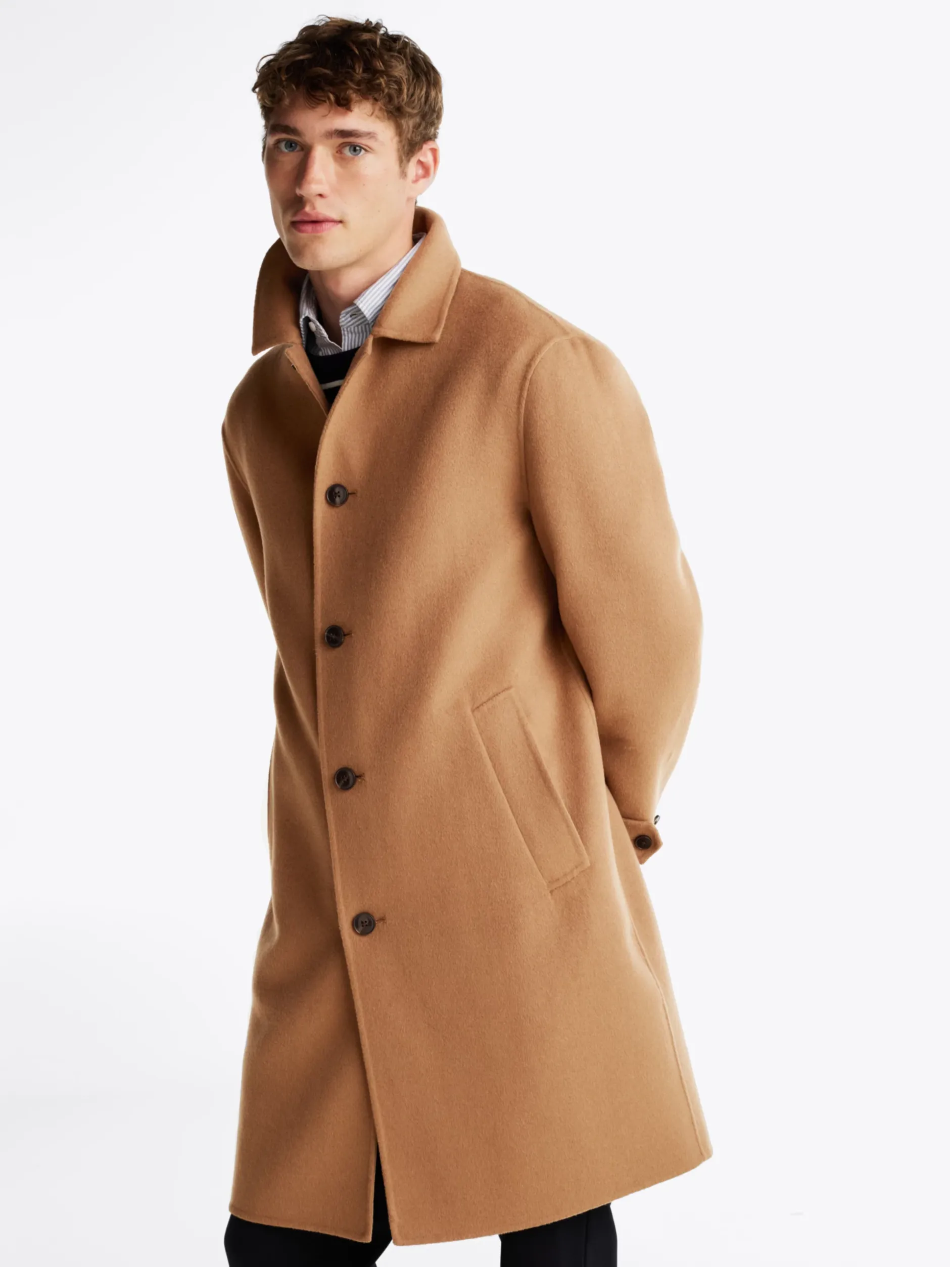 Kurtki & Płaszcze*Tommy Hilfiger Prochowiec Smart Casual O Wydłużonym Kroju HICKORY