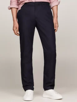 Spodnie*Tommy Hilfiger Proste Chinosy Denton DESERT SKY