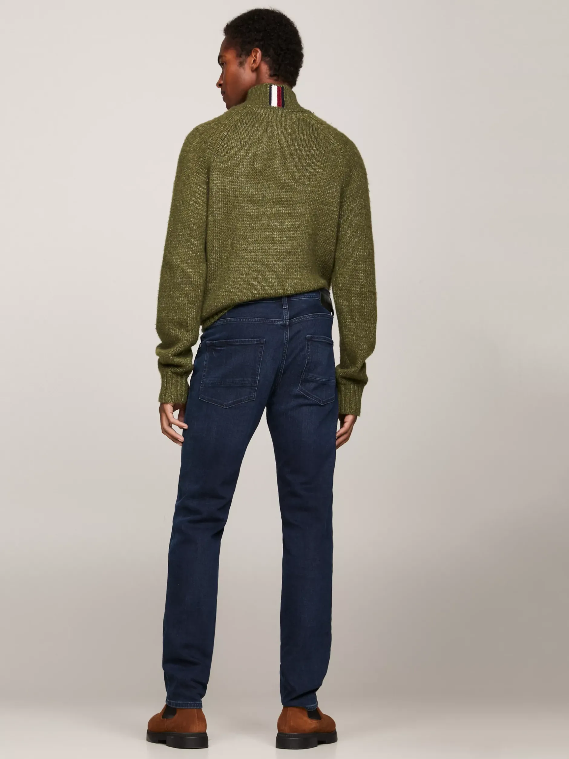 Jeansy*Tommy Hilfiger Proste Jeansy Denton Z Efektem Wyblaknięcia MEEK BLUE BLACK