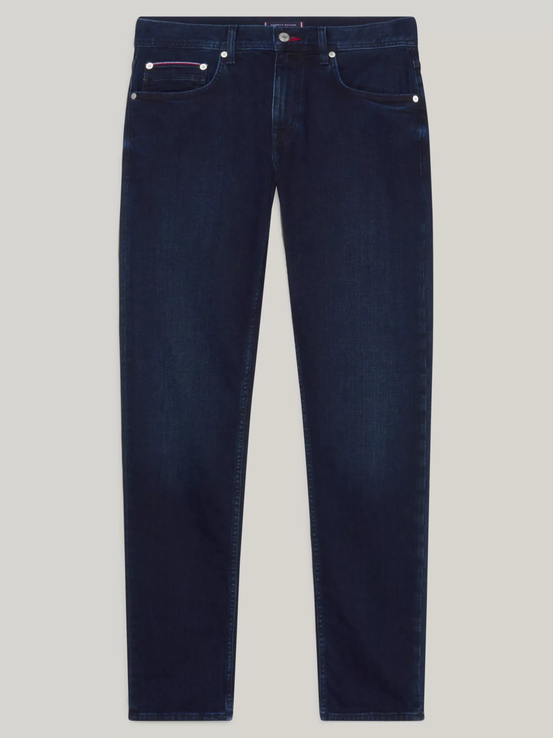 Jeansy*Tommy Hilfiger Proste Jeansy Denton Z Efektem Wyblaknięcia MEEK BLUE BLACK