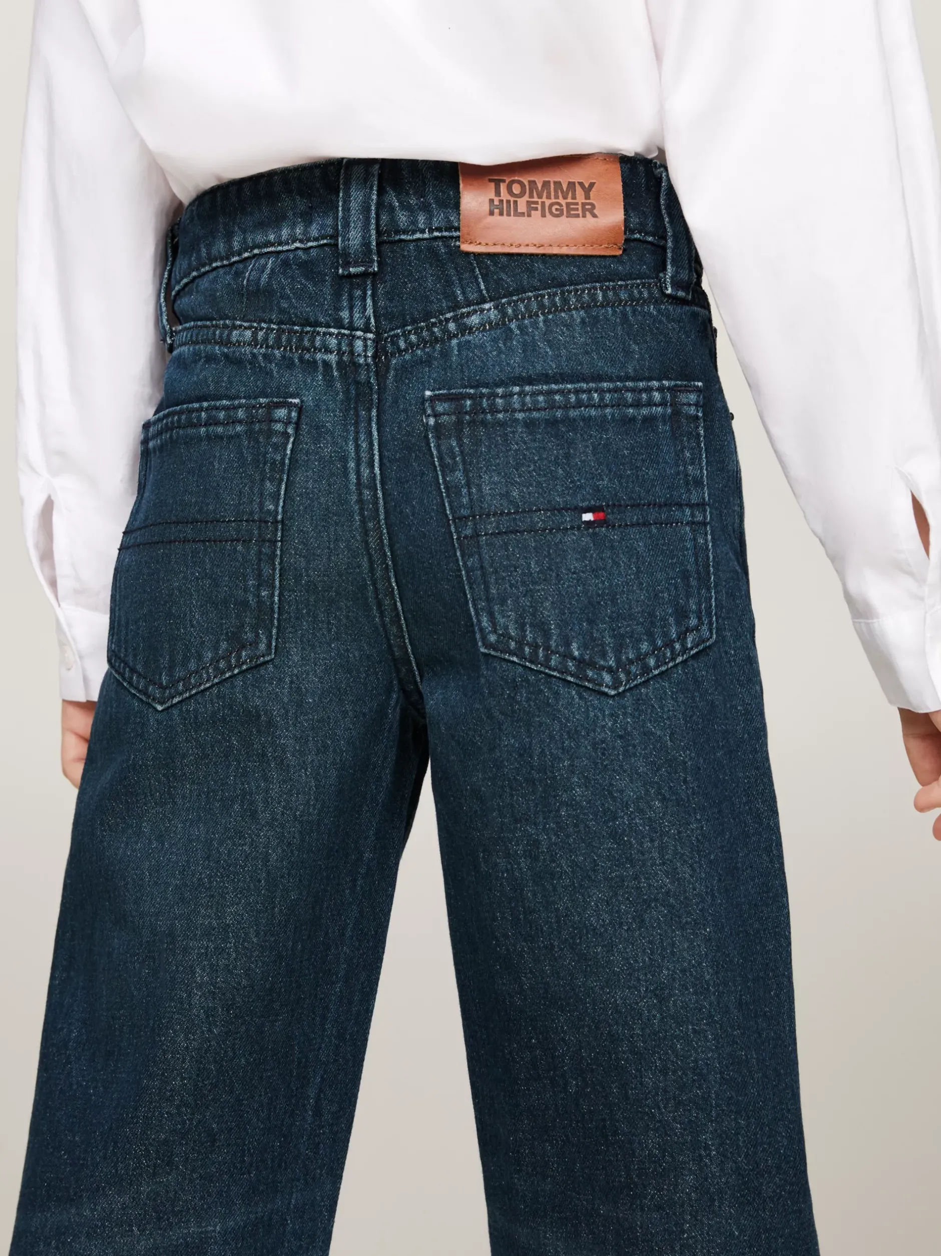 Jeansy*Tommy Hilfiger Proste Jeansy O Kroju Girlfriend GREENCAST