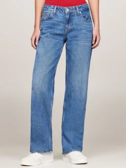 Jeansy*Tommy Hilfiger Proste Jeansy Sophie Z Niskim Stanem DENIM MEDIUM