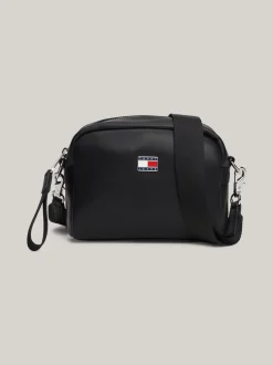 Torebki Na Pasku*Tommy Hilfiger Prostokątna Torebka Na Ramię BLACK