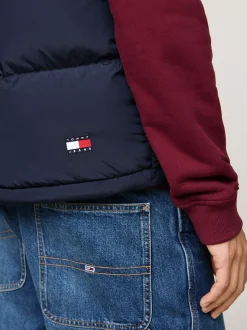 Kurtki & Płaszcze*Tommy Hilfiger Puchowa Kamizelka Alaska Z Zapięciem Na Zamek DARK NIGHT NAVY