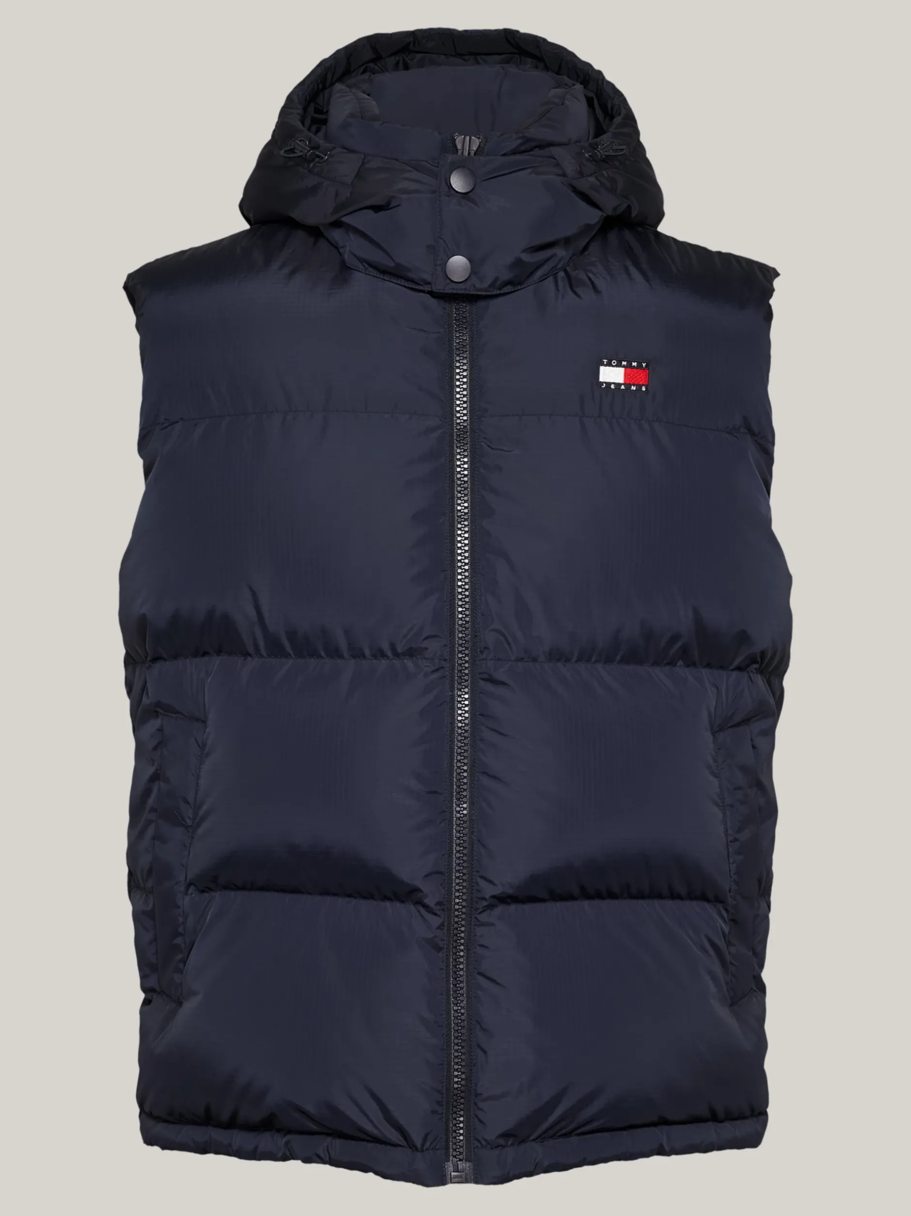 Kurtki & Płaszcze*Tommy Hilfiger Puchowa Kamizelka Alaska Z Zapięciem Na Zamek DARK NIGHT NAVY