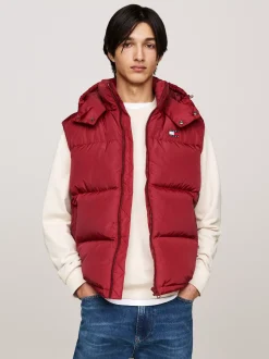 Kurtki & Płaszcze*Tommy Hilfiger Puchowa Kamizelka Alaska Z Zapięciem Na Zamek REGATTA RED