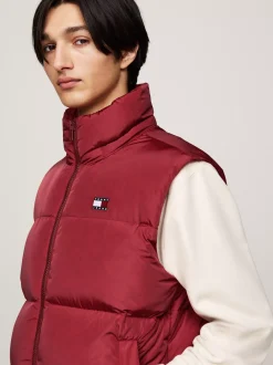 Kurtki & Płaszcze*Tommy Hilfiger Puchowa Kamizelka Alaska Z Zapięciem Na Zamek REGATTA RED