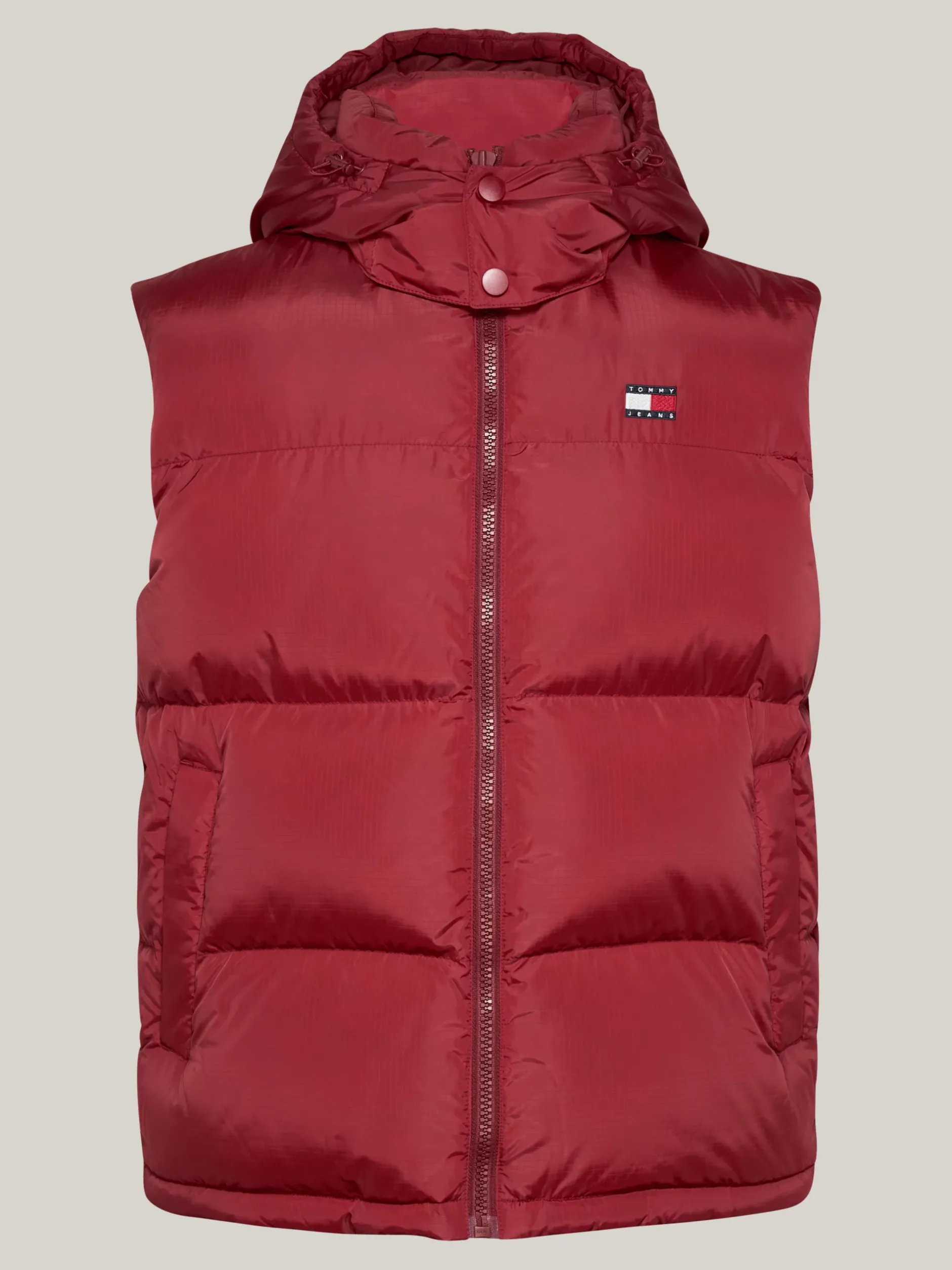 Kurtki & Płaszcze*Tommy Hilfiger Puchowa Kamizelka Alaska Z Zapięciem Na Zamek REGATTA RED