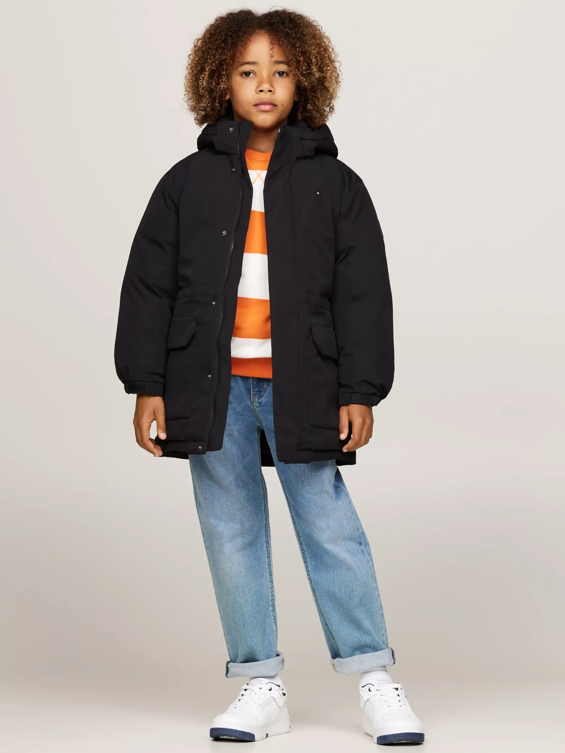 Kurtki I Płaszcze|Kurtki*Tommy Hilfiger Puchowa Kurtka O Luźnym Kroju BLACK