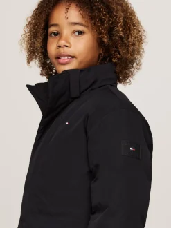 Kurtki I Płaszcze|Kurtki*Tommy Hilfiger Puchowa Kurtka O Luźnym Kroju BLACK