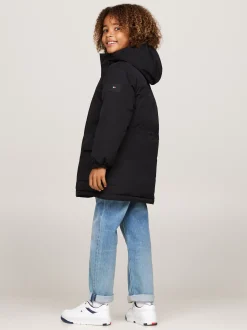 Kurtki I Płaszcze|Kurtki*Tommy Hilfiger Puchowa Kurtka O Luźnym Kroju BLACK