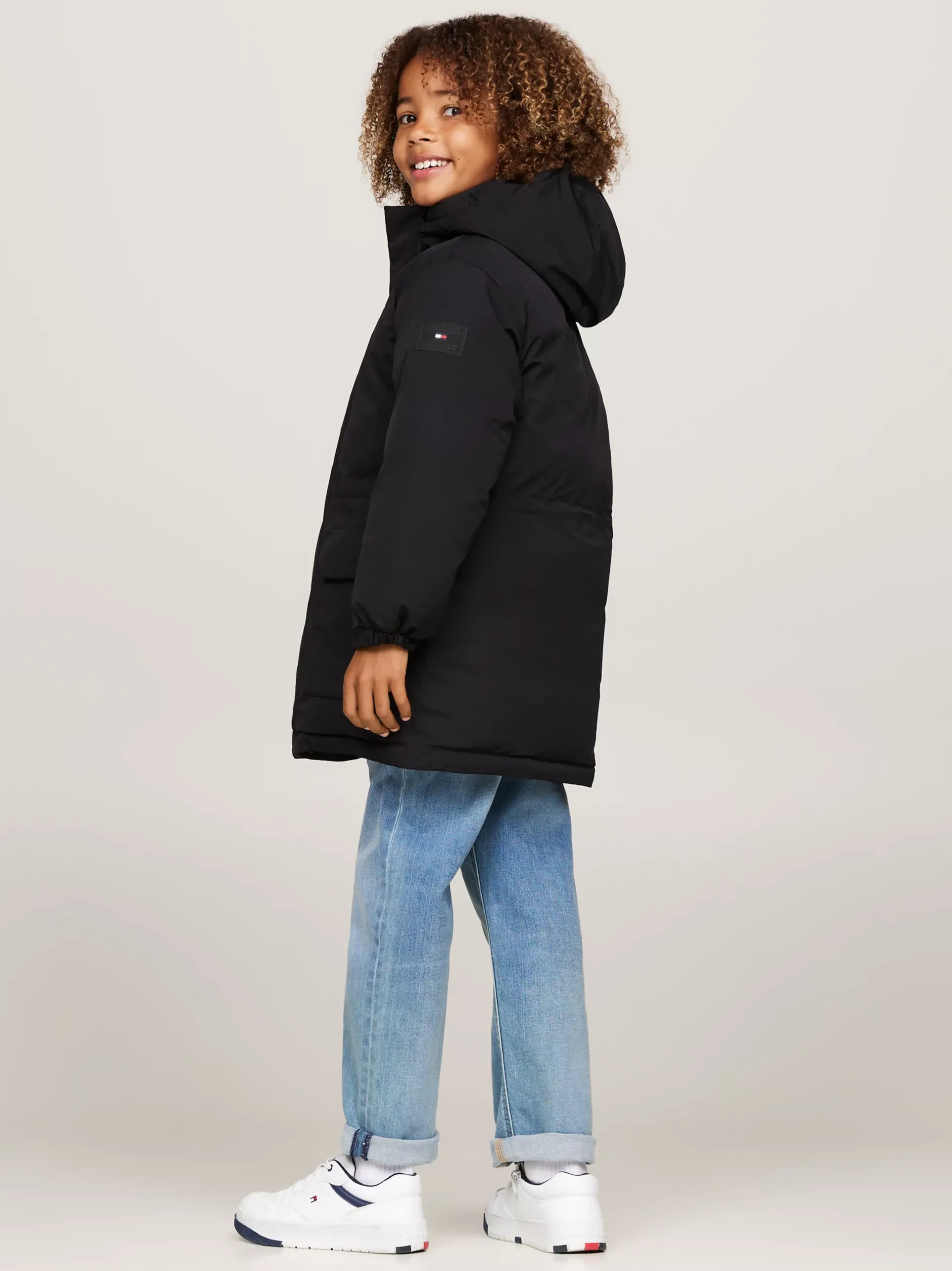 Kurtki I Płaszcze|Kurtki*Tommy Hilfiger Puchowa Kurtka O Luźnym Kroju BLACK