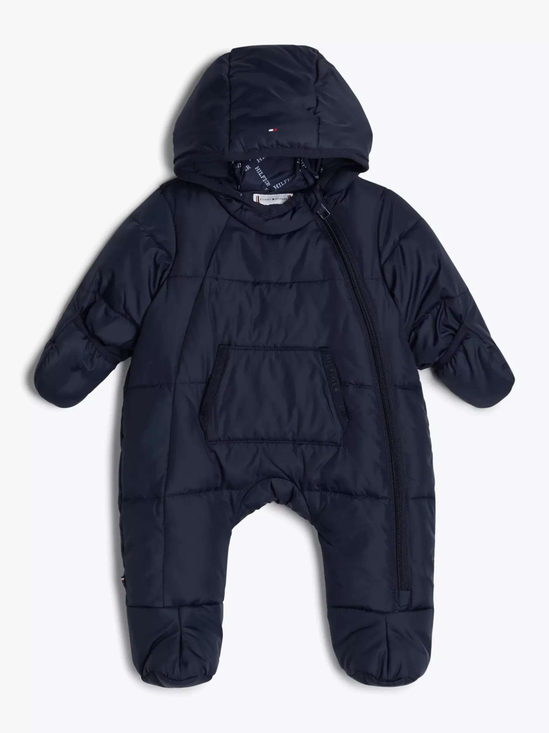 Dziewczynki|Chłopcy*Tommy Hilfiger Puchowa Kurtka Z Kapturem DESERT SKY