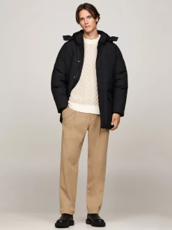 Kurtki & Płaszcze*Tommy Hilfiger Puchowa Parka Rockie Z Termoizolacją BLACK