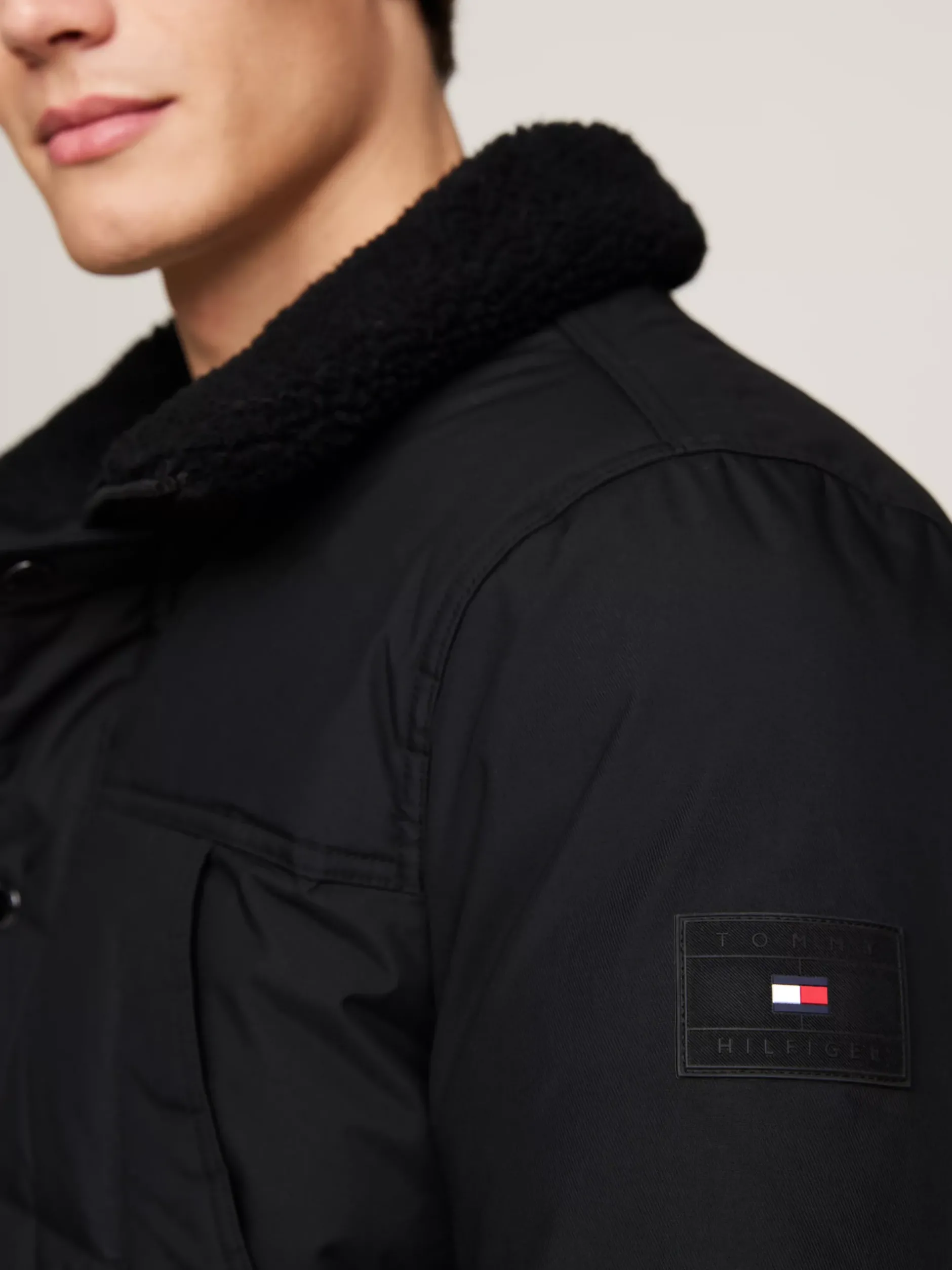Kurtki & Płaszcze*Tommy Hilfiger Puchowa Parka Rockie Z Termoizolacją BLACK