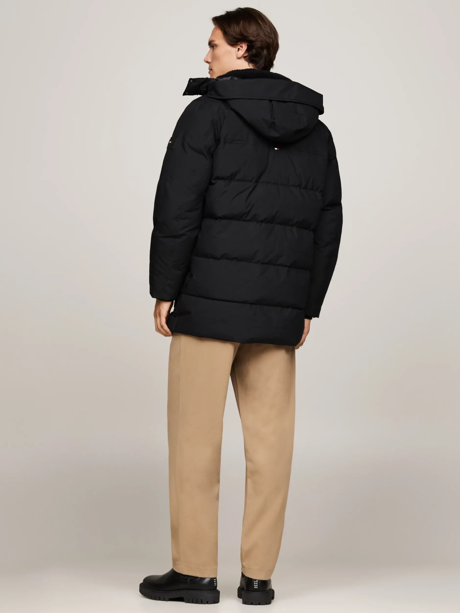 Kurtki & Płaszcze*Tommy Hilfiger Puchowa Parka Rockie Z Termoizolacją BLACK