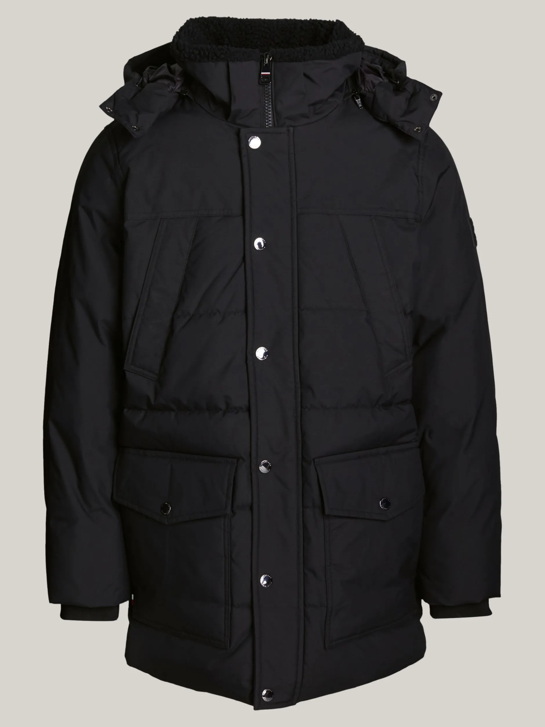 Kurtki & Płaszcze*Tommy Hilfiger Puchowa Parka Rockie Z Termoizolacją BLACK