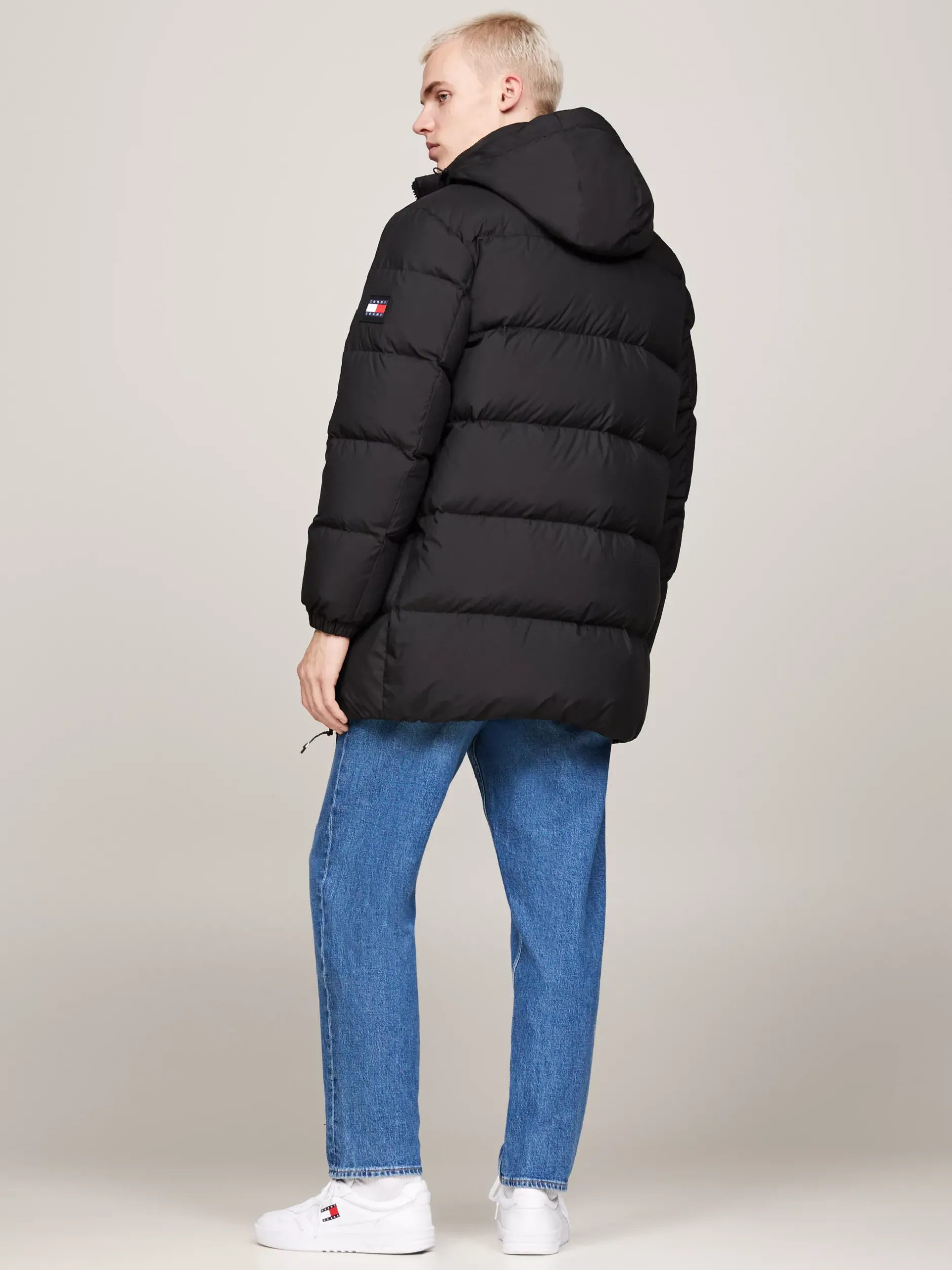 Kurtki & Płaszcze*Tommy Hilfiger Puchowa Parka Z Kapturem BLACK