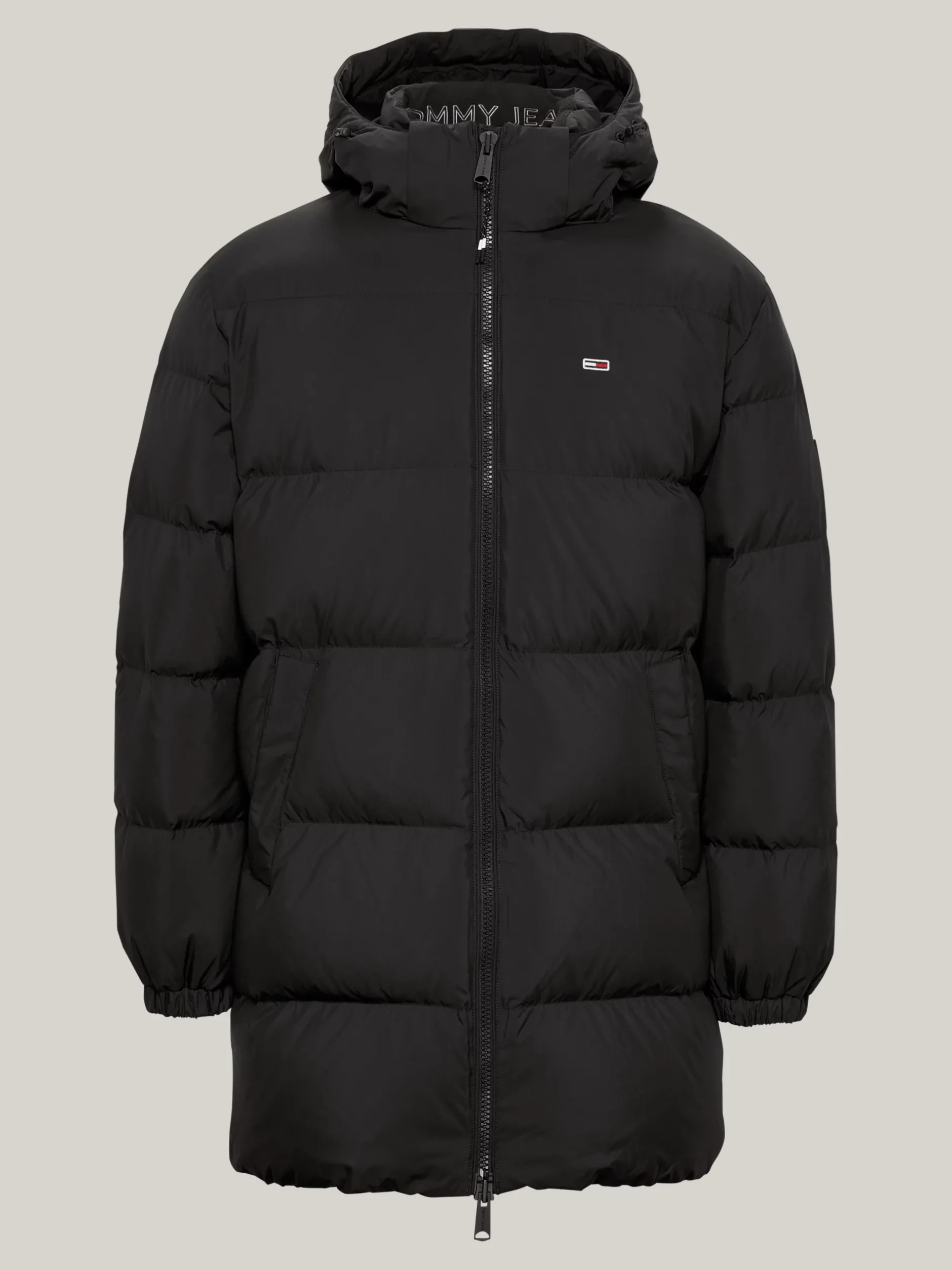 Kurtki & Płaszcze*Tommy Hilfiger Puchowa Parka Z Kapturem BLACK