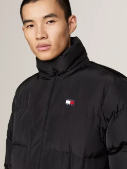 Kurtki & Płaszcze*Tommy Hilfiger Puchowy Płaszcz O Kroju Alaska BLACK