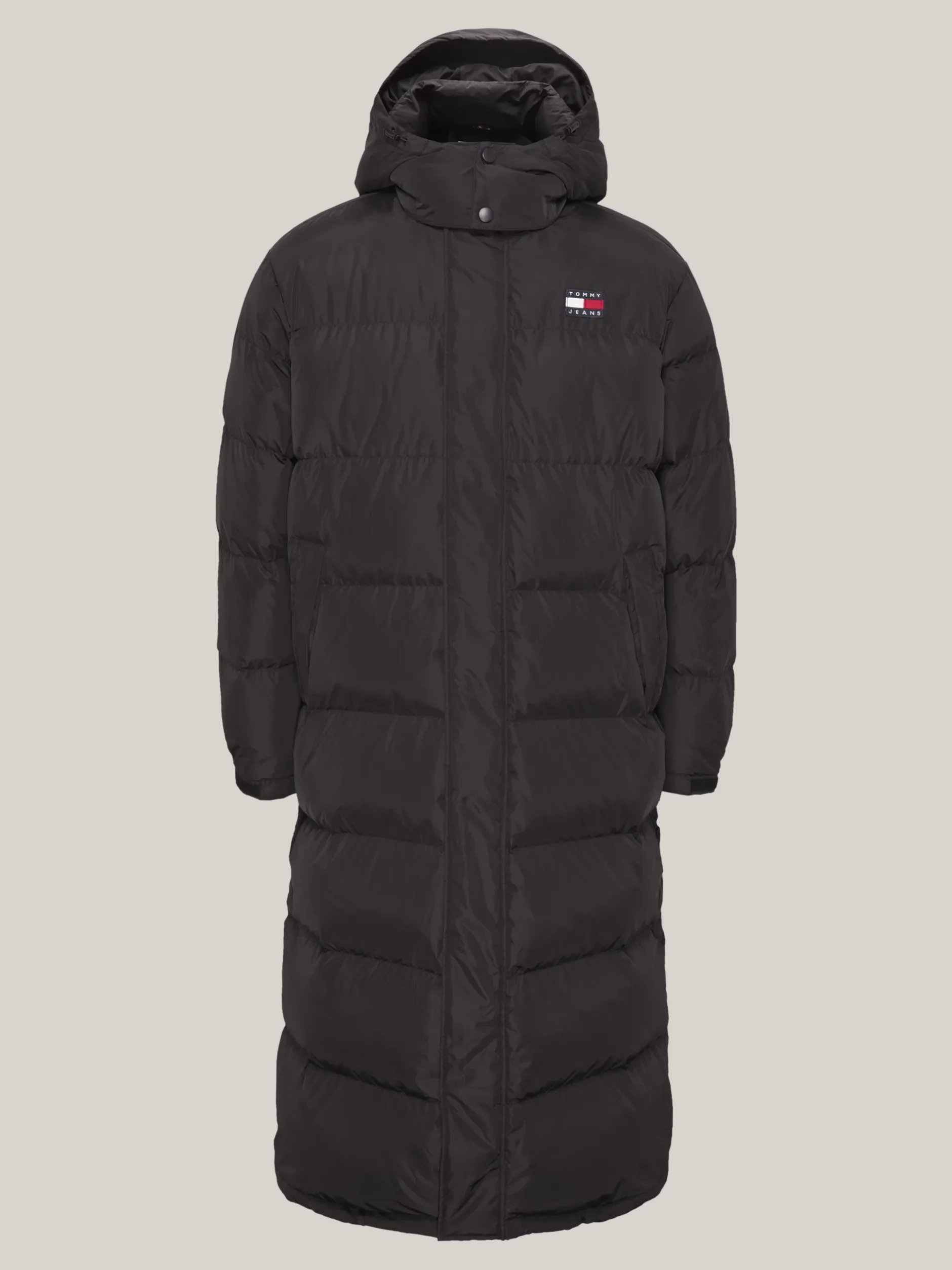 Kurtki & Płaszcze*Tommy Hilfiger Puchowy Płaszcz O Kroju Alaska BLACK