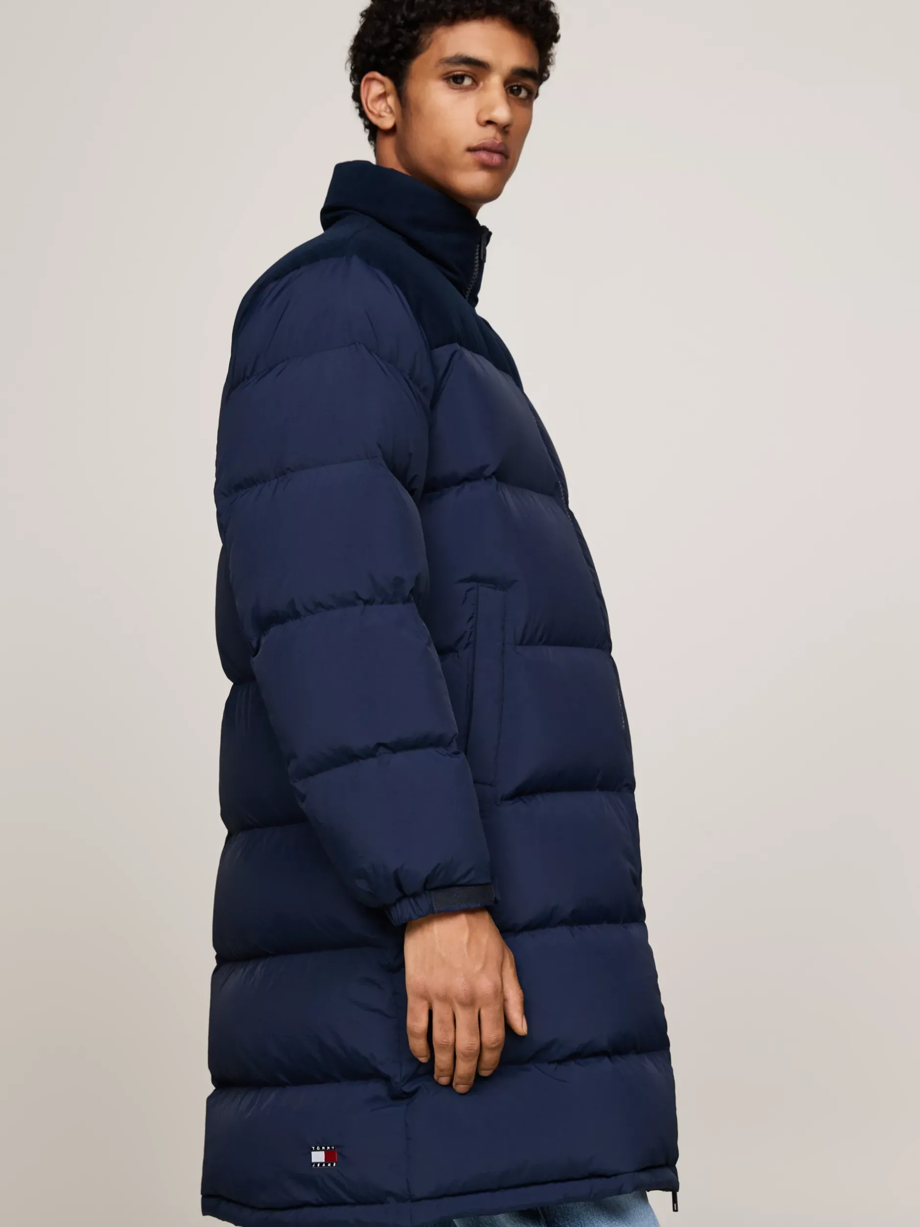 Kurtki & Płaszcze*Tommy Hilfiger Puchowy Płaszcz Typu Alaska DARK NIGHT NAVY