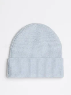 Czapki|Czapki I Szaliki*Tommy Hilfiger Puszysta Czapka Beanie Essential Z Flagą BREEZY BLUE