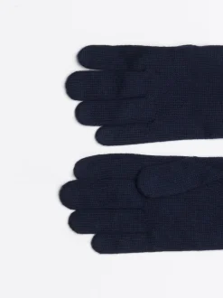 Rękawiczki|Czapki I Szaliki*Tommy Hilfiger Rękawiczki Essential Z Dodatkiem Kaszmiru SPACE BLUE