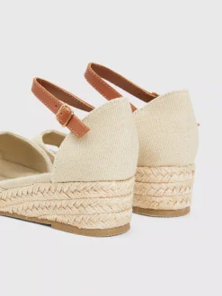 Obuwie I Akcesoria*Tommy Hilfiger Sandały Na Koturnach BEIGE