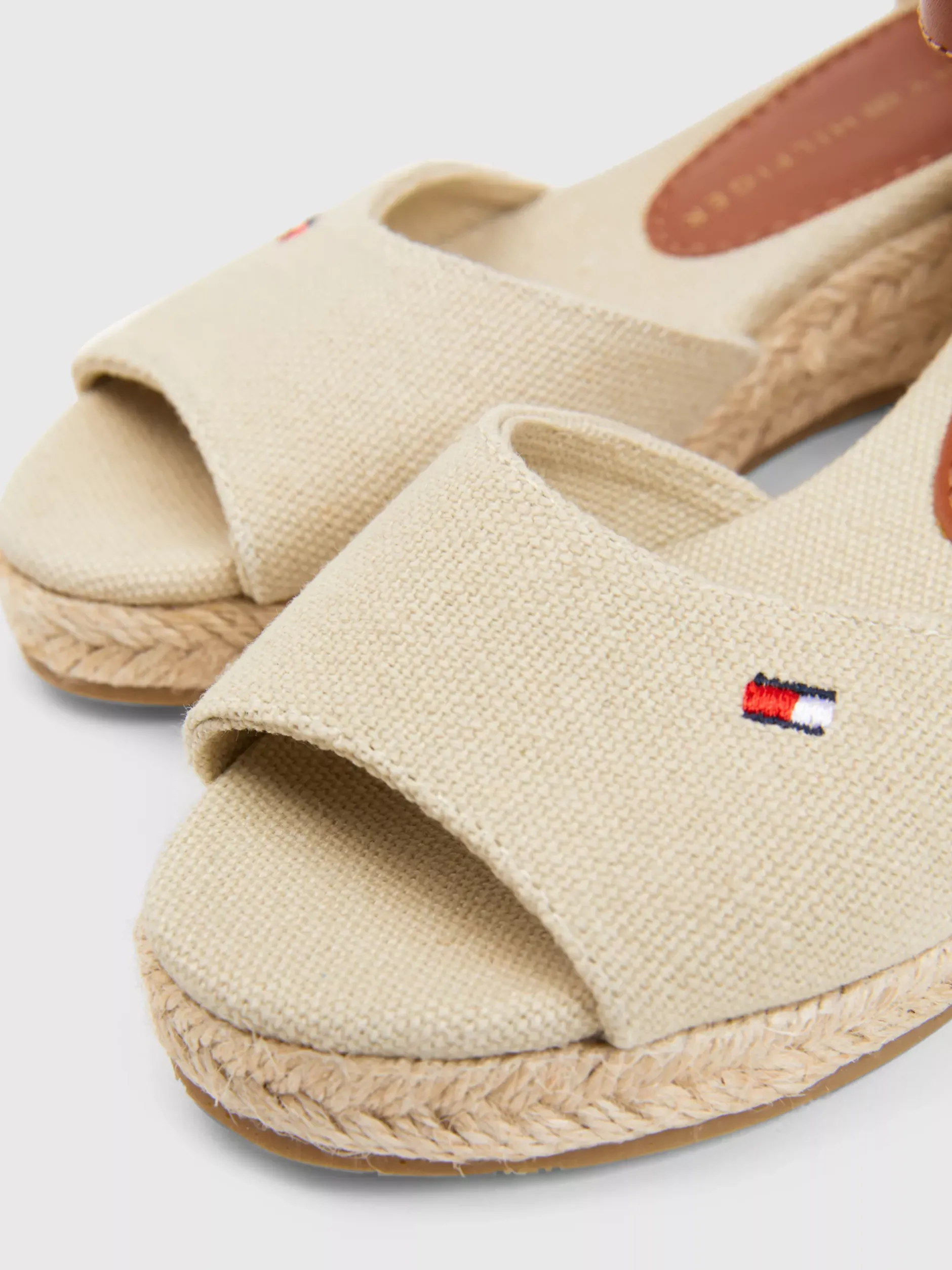 Obuwie I Akcesoria*Tommy Hilfiger Sandały Na Koturnach BEIGE