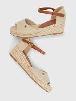 Obuwie I Akcesoria*Tommy Hilfiger Sandały Na Koturnach BEIGE