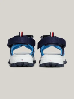 Obuwie I Akcesoria*Tommy Hilfiger Sandały Na Rzepy Z Flagą BLUE