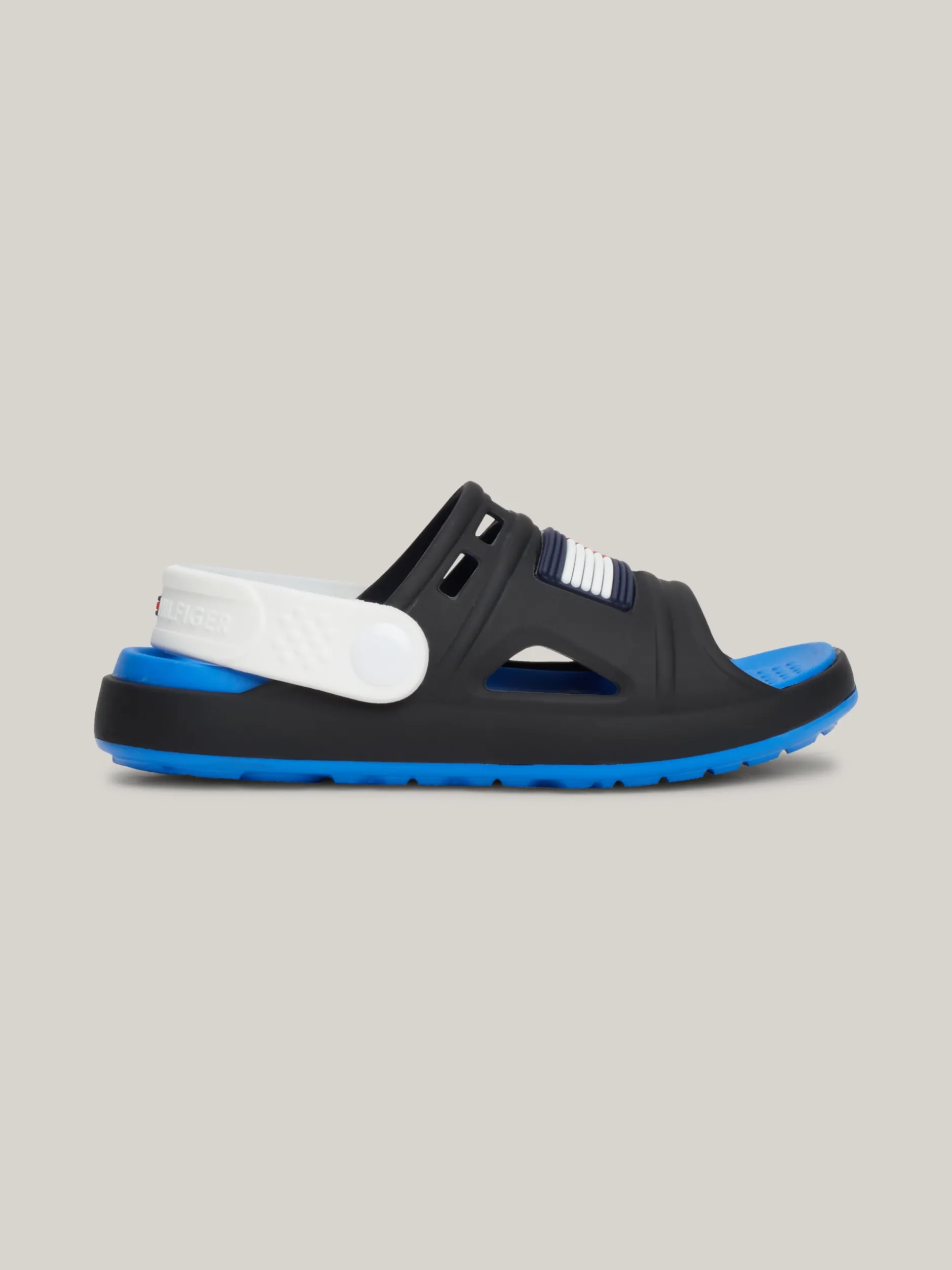 Obuwie I Akcesoria|Obuwie I Akcesoria*Tommy Hilfiger Sandały Z Blokami Kolorów I Flagą BLACK/WHITE