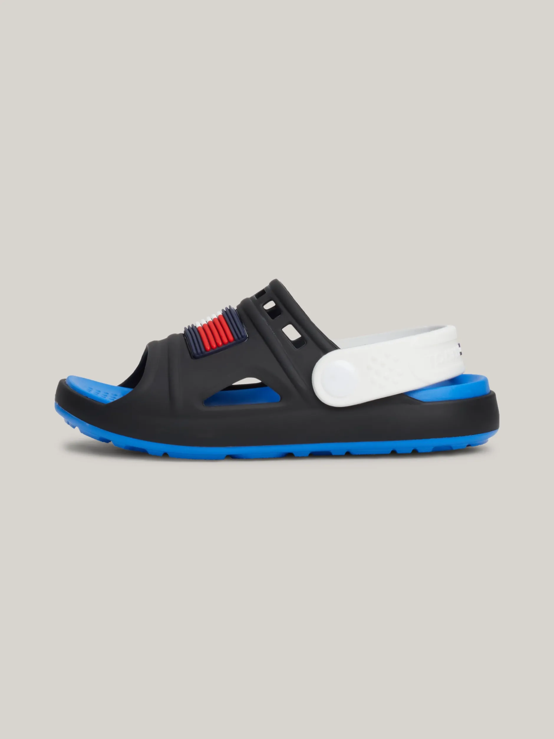 Obuwie I Akcesoria|Obuwie I Akcesoria*Tommy Hilfiger Sandały Z Blokami Kolorów I Flagą BLACK/WHITE