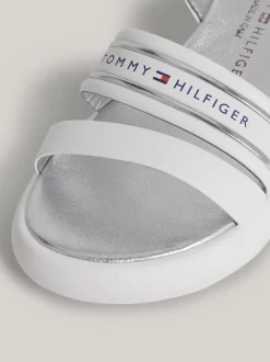 Obuwie I Akcesoria*Tommy Hilfiger Sandały Z Pasków Na Grubej Podeszwie WHITE