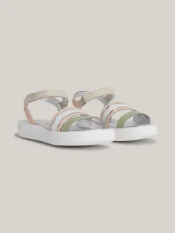 Obuwie I Akcesoria*Tommy Hilfiger Sandały Z Pasków Na Grubej Podeszwie MULTICOLOR