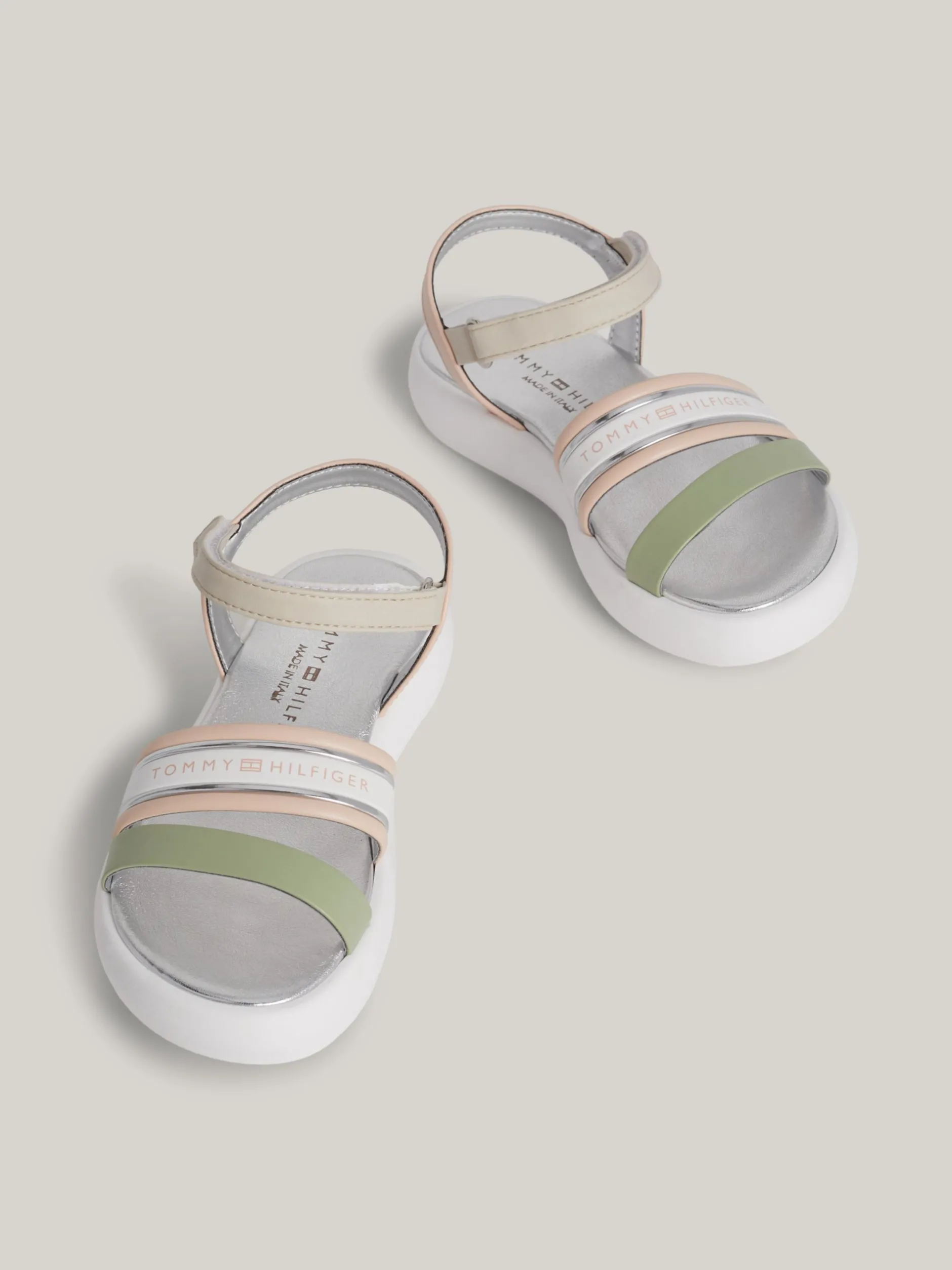 Obuwie I Akcesoria*Tommy Hilfiger Sandały Z Pasków Na Grubej Podeszwie MULTICOLOR