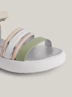 Obuwie I Akcesoria*Tommy Hilfiger Sandały Z Pasków Na Grubej Podeszwie MULTICOLOR