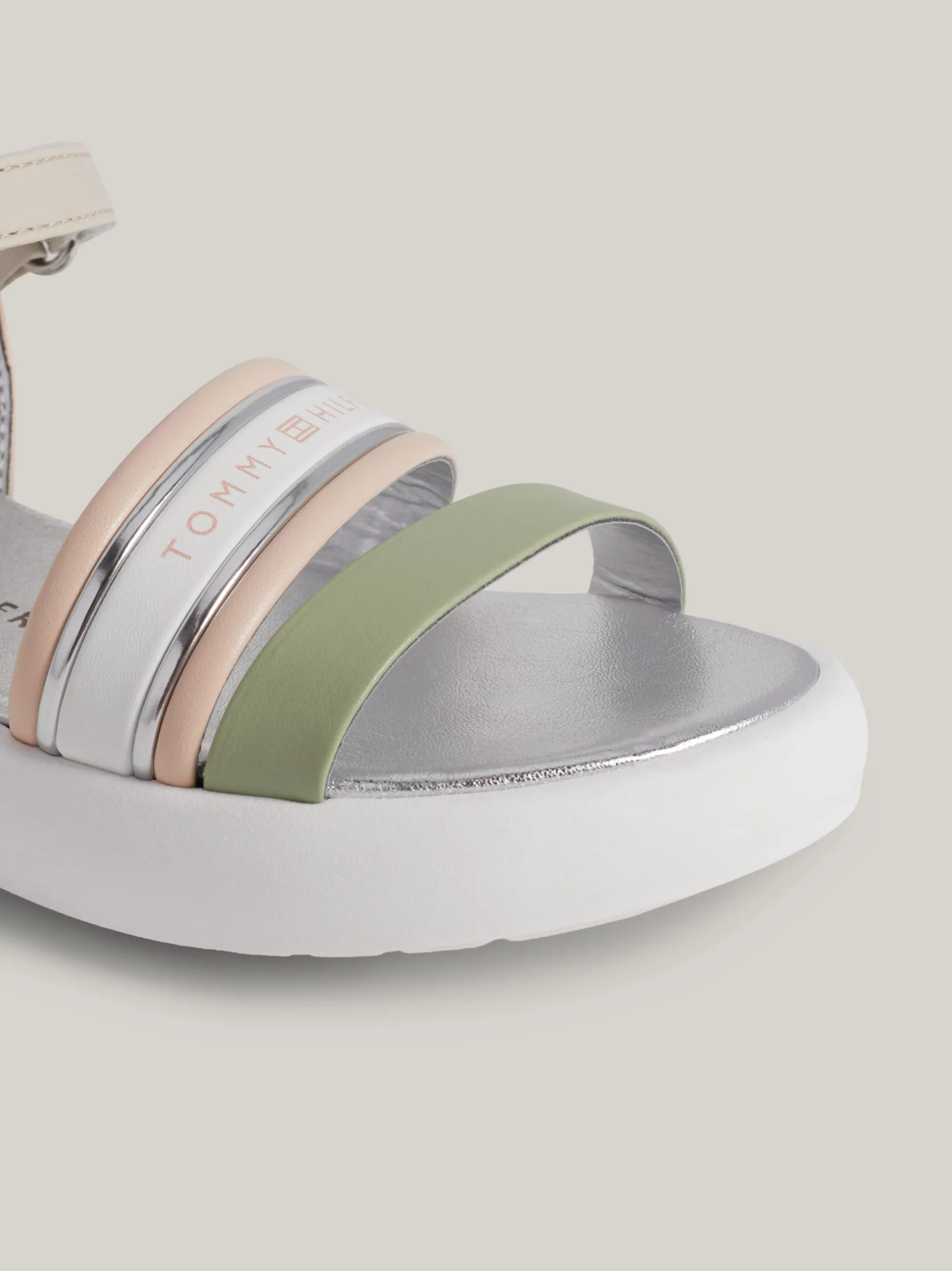 Obuwie I Akcesoria*Tommy Hilfiger Sandały Z Pasków Na Grubej Podeszwie MULTICOLOR