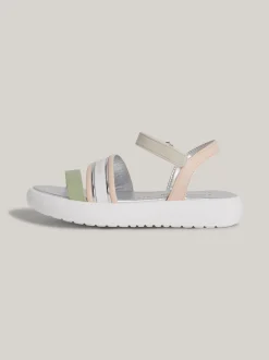 Obuwie I Akcesoria*Tommy Hilfiger Sandały Z Pasków Na Grubej Podeszwie MULTICOLOR
