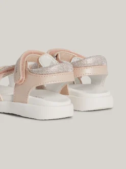 Obuwie I Akcesoria*Tommy Hilfiger Sandały Z Zapięciem Na Rzep PINK