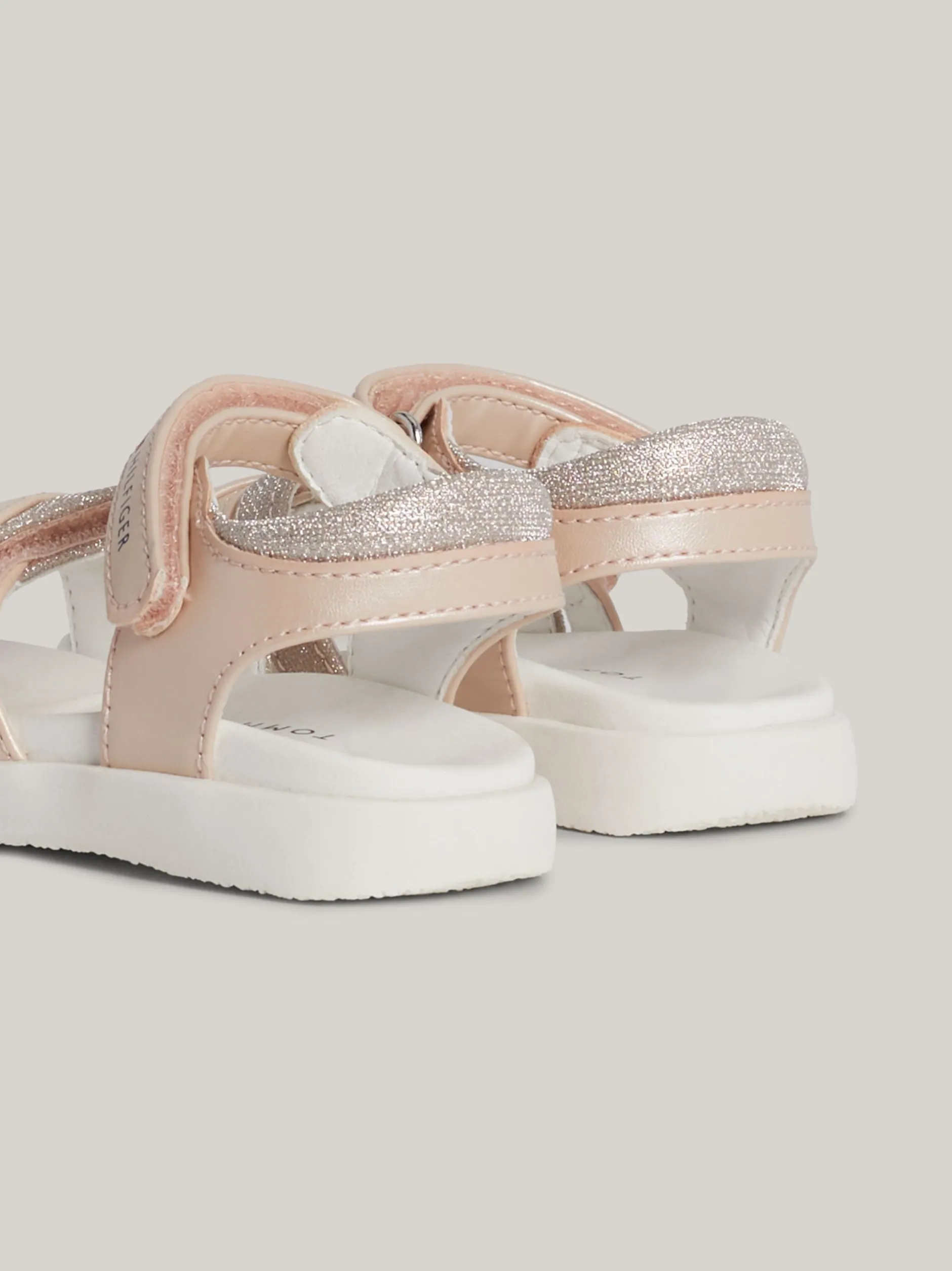Obuwie I Akcesoria*Tommy Hilfiger Sandały Z Zapięciem Na Rzep PINK