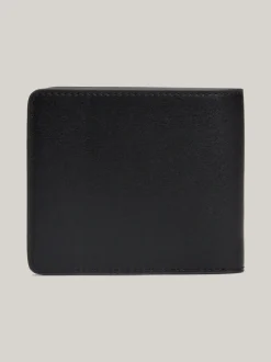 Portfele & Breloczki Do Kluczy*Tommy Hilfiger Składany Na Pół Portfel Na Karty Archive BLACK