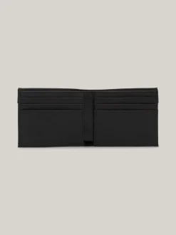 Portfele & Breloczki Do Kluczy*Tommy Hilfiger Składany Portfel Na Karty Z Logo Essential BLACK
