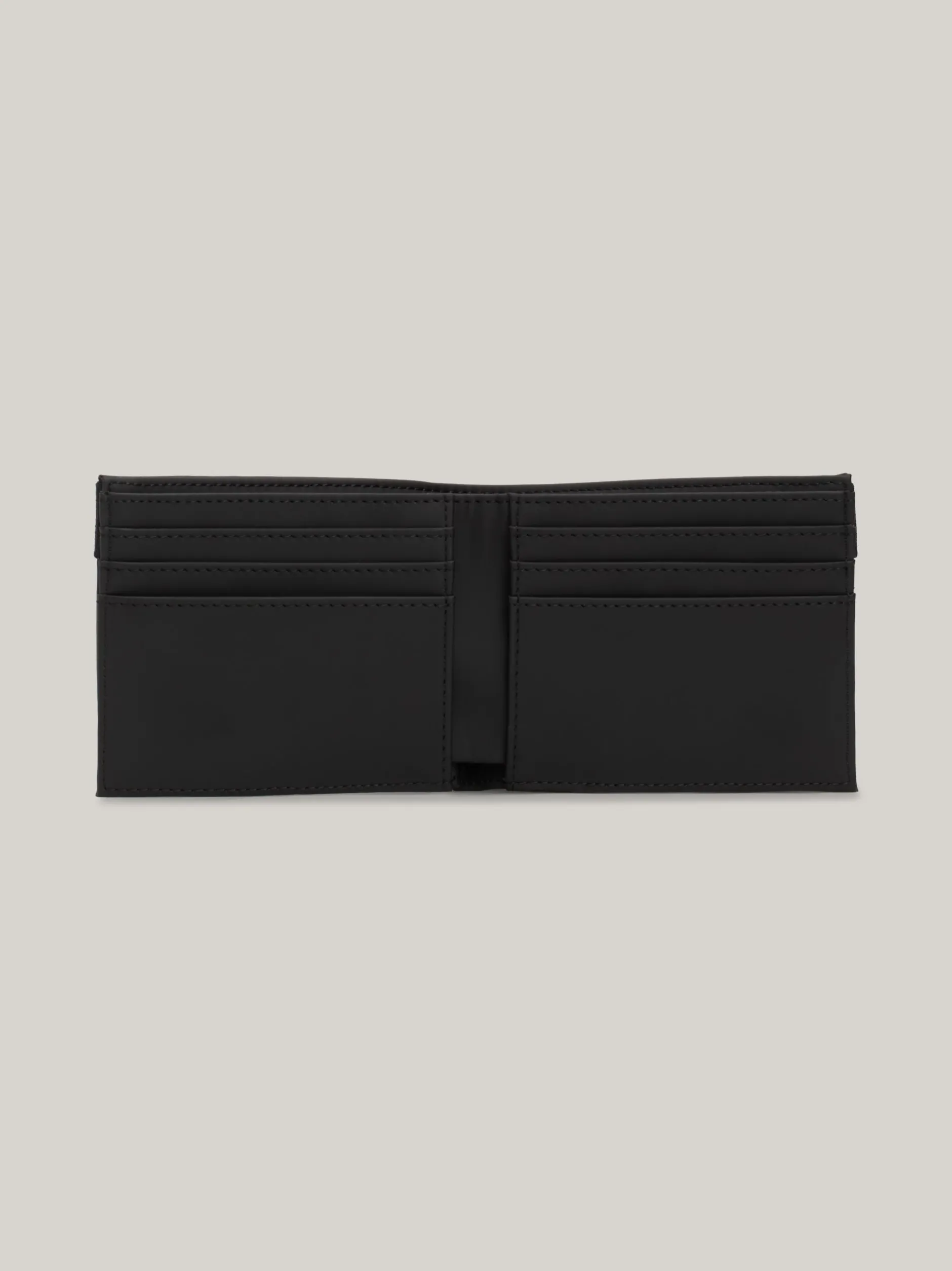 Portfele & Breloczki Do Kluczy*Tommy Hilfiger Składany Portfel Na Karty Z Logo Essential BLACK