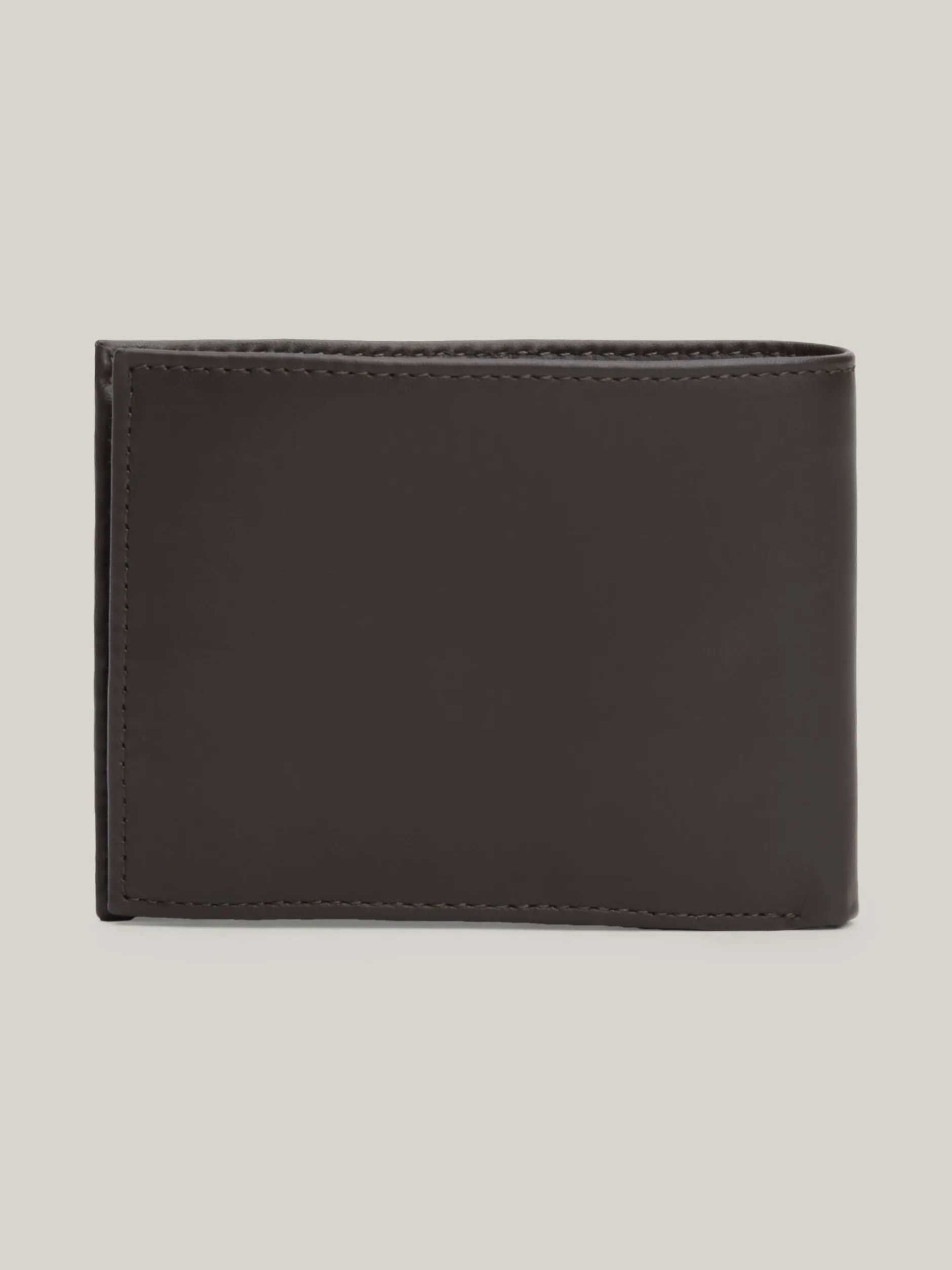 Portfele & Breloczki Do Kluczy*Tommy Hilfiger Składany Skórzany Portfel BROWN