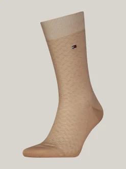 Skarpetki*Tommy Hilfiger Skarpetki W Jodełkę KHAKI