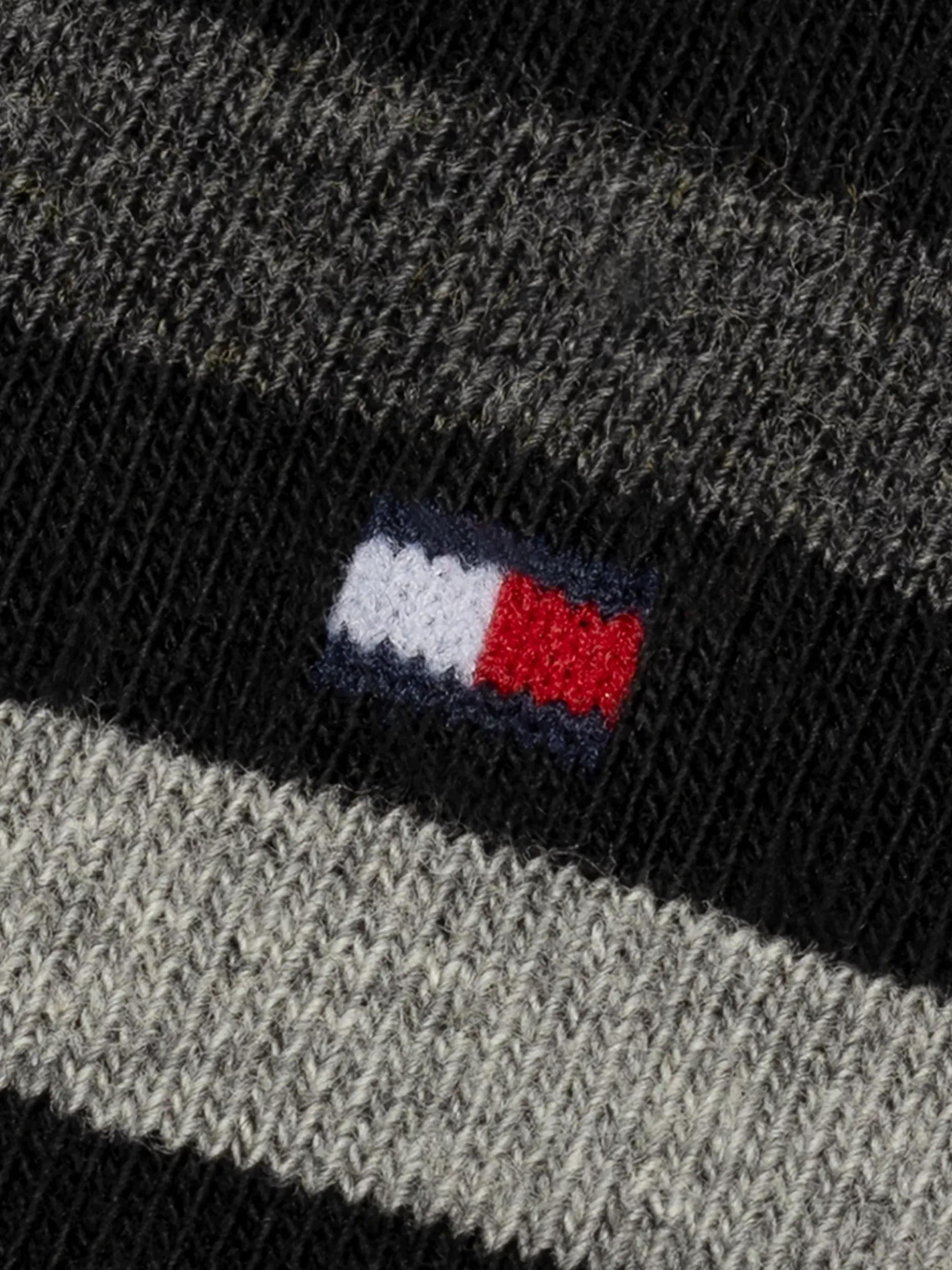 Skarpetki*Tommy Hilfiger Skarpetki W Paski, Zestaw 2 Par BLACK