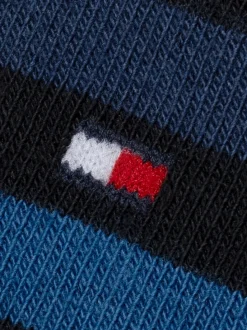Skarpetki*Tommy Hilfiger Skarpetki W Paski, Zestaw 2 Par DARK NAVY